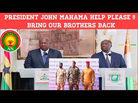 President Allassane’s Request: President John MAHAMA To Reintegrate AES BACK TO ECOWAS …