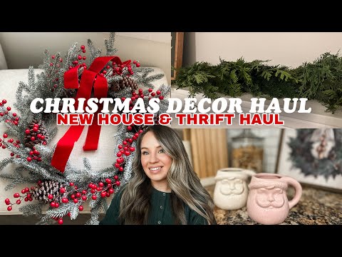 NEW!! 2024 CHRISTMAS DECOR HAUL / THRIFT HAUL / WHAT I GOT FOR MY NEW HOUSE