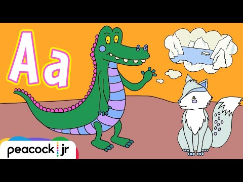 The Magic Letter is A! Alligator Goes to Antarctica! | Learn Words with Story Time for Kids