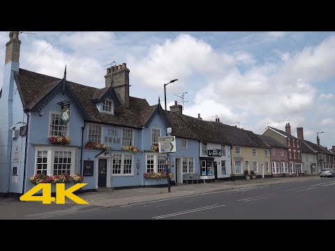 Needham Market Walk: Town Centre【4K】