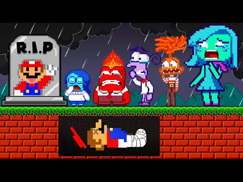 All Characters INSIDE OUT R.I.P Mario... Please Wake Up | Game Animation