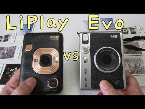 FUJIFILM チェキ instax mini Evo vs instax mini LiPlay　画質と機能などを比較！Comparison image quality and features