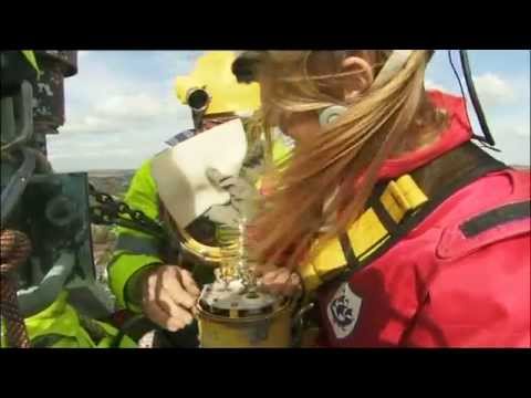 Salisbury Cathedral Spire - Changing Light Bulb - Blue Peter 2010