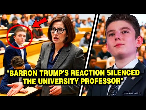 BARRON'S REACTION When Witnessing a LIBERAL PROFESSOR MOCK DONALD TRUMP – Left Everyone SPEECHLESS