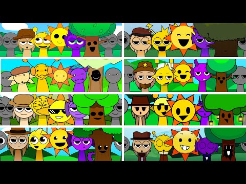 Incredibox - Sprunki but ONLY MELODIES in ALL Different Mods🎶🎶