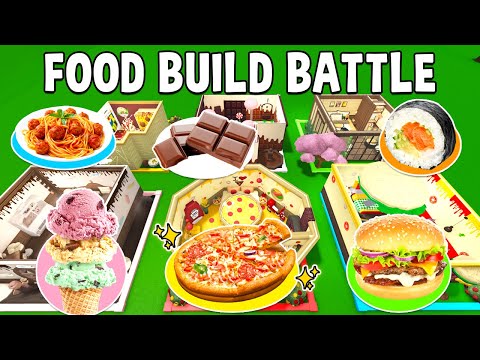 MEGA Food Bedroom Build-Off CHALLENGE!