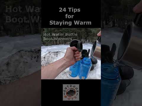 How to Keep your Boots Warm Winter Camping #camping