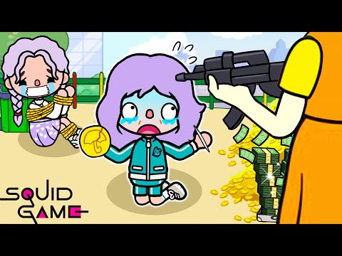 My Mom Joined SQUID GAME To Make Money Save Me 🎰😭 Toca Life World | Toca Boca