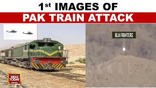 Pakistan Train Hijack: 1st Images Of Train Attack | Baloch Liberation Army | Jaffar Express