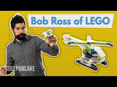 The "Bob Ross of LEGO" Builds a LEGO Helicopter | Brick X Brick