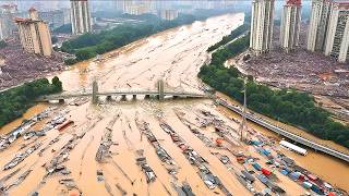 中國撐不住了！多地慘遭特大洪水襲擊，基礎設施徹底經不住考驗