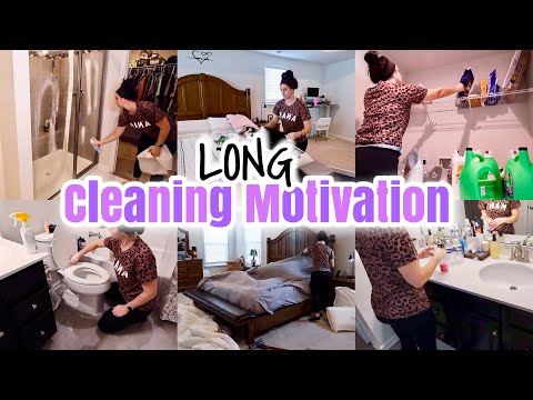 LONG CLEANING MOTIVATION 2025 | CLEANING THE SICKNESS OUT OF THE HOUSE | BIG HOUSE CLEANING