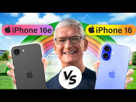 iPhone 16e Vs iPhone 16 - TRUST ME, just PAY $200 more for the 16!