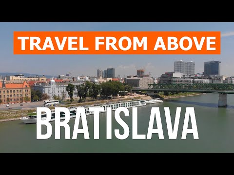 Bratislava from drone | 4k video | Slovakia, Bratislava from above