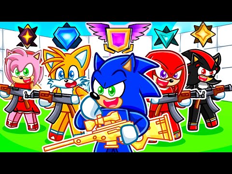 Sonic Plays Roblox Rivals RANKED With MY FRIENDS...