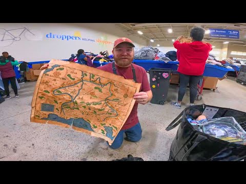 Hidden History: WW2 Map Buried in the Goodwill Bins!