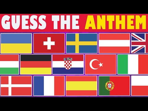 Guess The Country By The National Anthem Europe  - EM 2024 Special