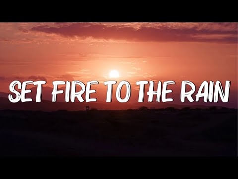 Adele - Set Fire to the Rain (Lyrics) || Rihanna, Coldplay (Mix Lyrics)