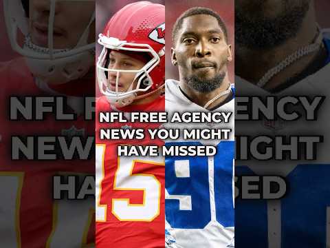 NFL Free Agency News You Might Have Missed (March 12th) #nfl #nflnews #nflfreeagency #shorts