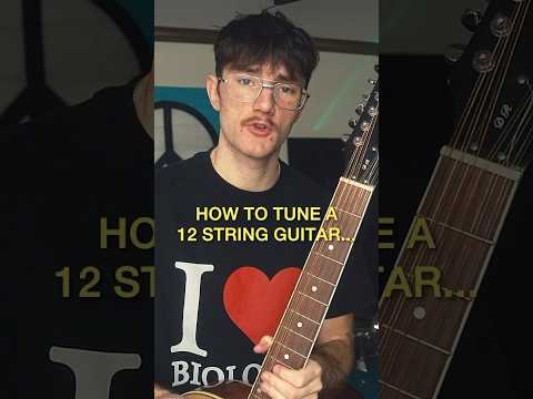 How to tune a 12 string guitar… #guitar #guitarist #12stringguitar #guitartuning #guitartips