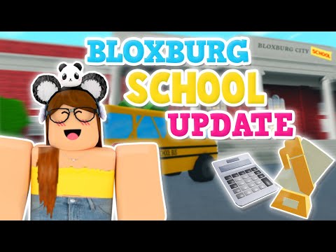 NEW BLOXBURG SCHOOL UPDATE?! 0.10.5