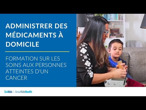 Administrer des médicaments à domicile | Formation sur les soins aux personnes atteintes d'un cancer