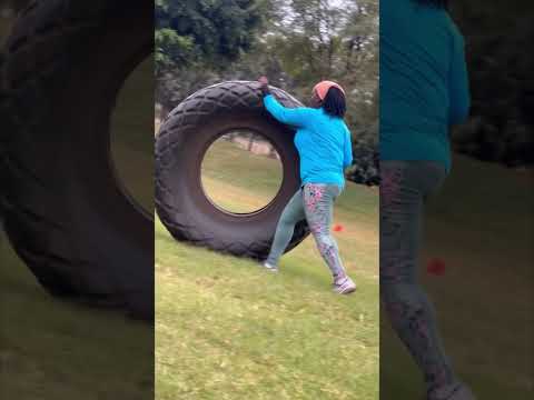 High intensity cardio with tyres