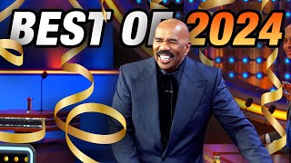 Top 20 Family Feud rounds FIRE UP Steve Harvey!!