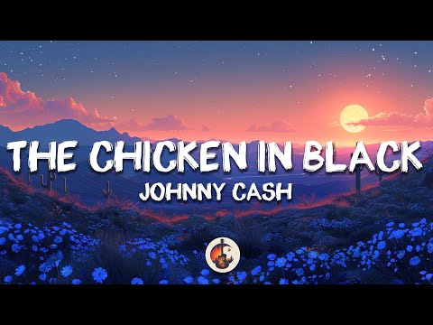 Johnny Cash - The Chicken In Black (Lyrics)