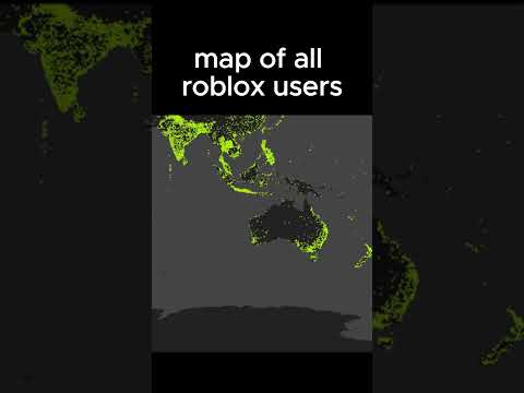 map of all roblox users 🥶 #roblox