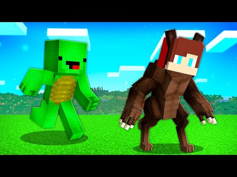 WEREWOLF SPEEDRUNNER Vs HUNTER: Mikey Vs JJ In Minecraft Speedrun - Maizen