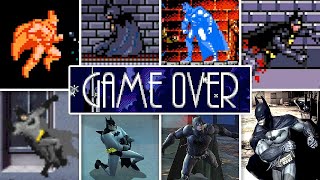 Evolution Of Batman Games Death Animations & Game Over Screens