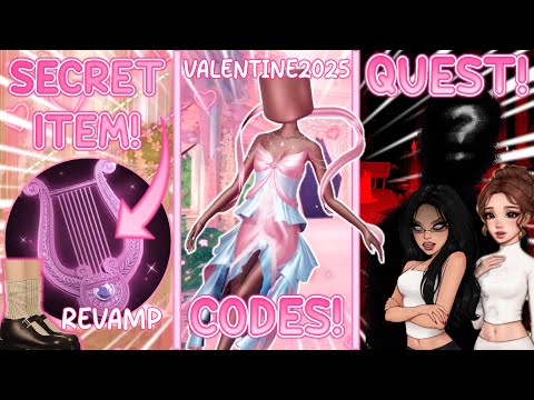 ⚠️VALENTINES UPDATE TOMORROW! NEW CODES, SECRET ITEM, AND MORE | Roblox Dress To Impress