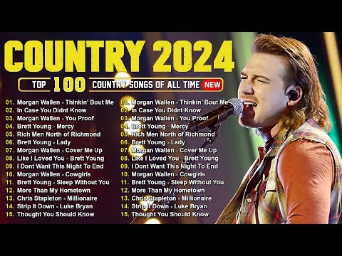 Morgan Wallen, Luke Combs, Kane Brown, Luke Bryan, Lee Brice, Jason Aldean - Country Music 2024