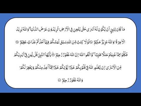 QURAN FEMALE RECITATION PARA 10 ONLY ARABIC WITH TAJWEED FULL HD LEARN QURAN