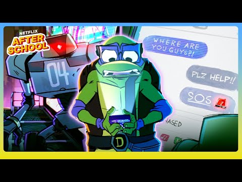 Donatello’s NYC Robot Escape 🤖 Tales of the Teenage Mutant Ninja Turtles | Netflix After School