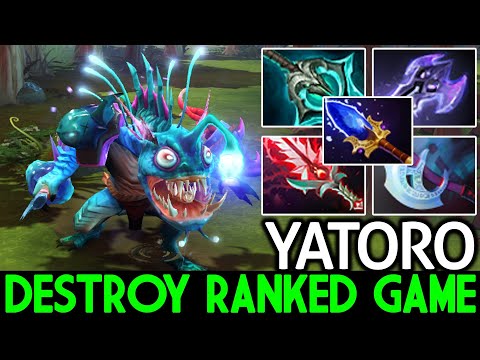 YATORO [Slark] Destroy Ranked with Aggressive Build Dota 2