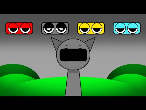 Guess the part correctly GRAY, FUNBOT | INCREDIBOX SPRUNKI