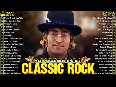 ACDC, Bon Jovi, Metallica, Guns N' Roses, U2, Queen, Aerosmith 🔥 Classic Rock 70s 80s 90s Full Album