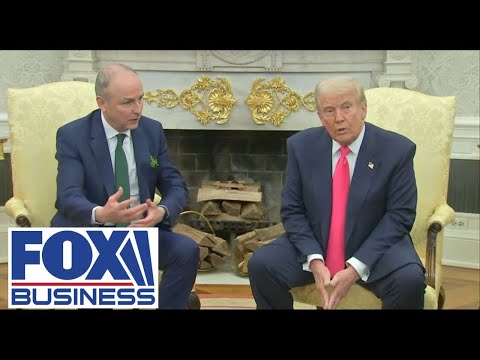 Trump holds bilateral meeting with Ireland PM Micheál Martin