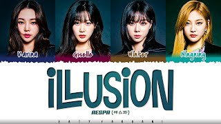 aespa (에스파) - 'ILLUSION' (도깨비불) Lyrics [Color Coded_Han_Rom_Eng]