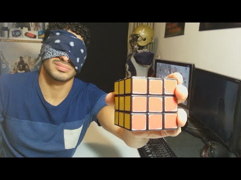 First Time Solving Rubik's Cube Blindfolded