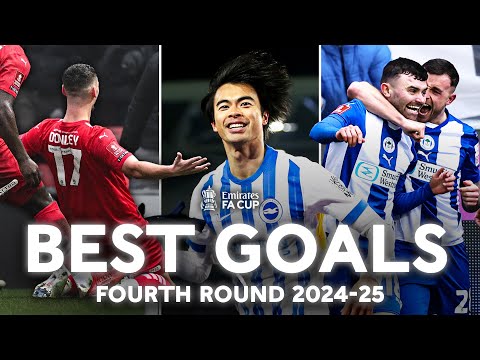 Halfway Line Thunderbolts & Moments of Magic! | Best Goals | Fourth Round | Emirates FA Cup 2024-25