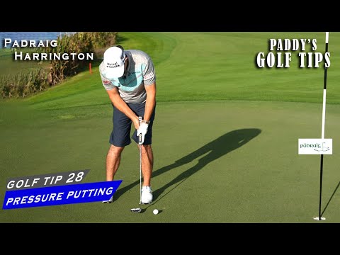 THE SECRET TO HOLING HIGH-PRESSURE PUTTS | Paddy's Golf Tip #28 | Padraig Harrington