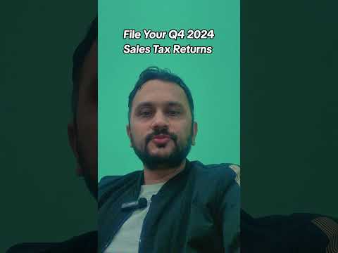 File your Q4 Sales Tax Returns Now!