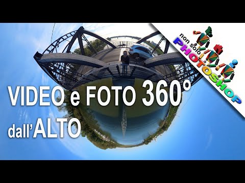 Foto 360° e Video 360° dall'alto con selfie stick insta, Tutorial video insta360