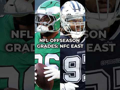 NFL Offseason Early Grades: NFC East #nfl #nflnews #nflfreeagency #nflfootball #shorts