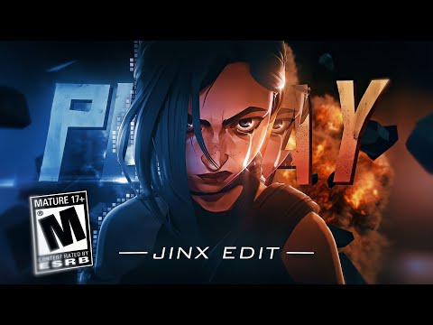 Jinx | Arcane 💙 - Come Play「AMV/EDIT」4K!