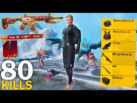 80 Kills🔥 IN 20 MINUTES NEW HARDEST GAMEPLAY 🥵 Pubg mobile