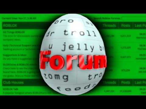 THE ROBLOX FORUMS ARE BACK